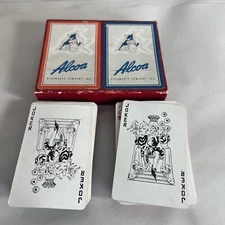 Rare Vintage Alcoa Steamships 606 Congress Poker Bridge Double Deck -