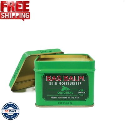 Vermont s Original Bag Balm, Skin Moisturizer for Dry Skin, 8oz Tin