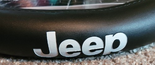 Jeep Elite Synthetic Leather Car/SUV/Truck Steering Wheel Cover New - Picture 2 of 3