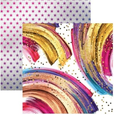 Costume Play - Dazzling Stars, scrapbook paper, DS, Reminisce COSP001