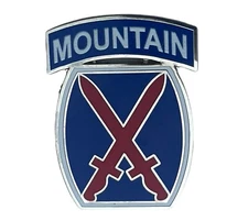 10th Mountain 1.5 inch Hat or Lapel Pin EE16289 F8D4HH