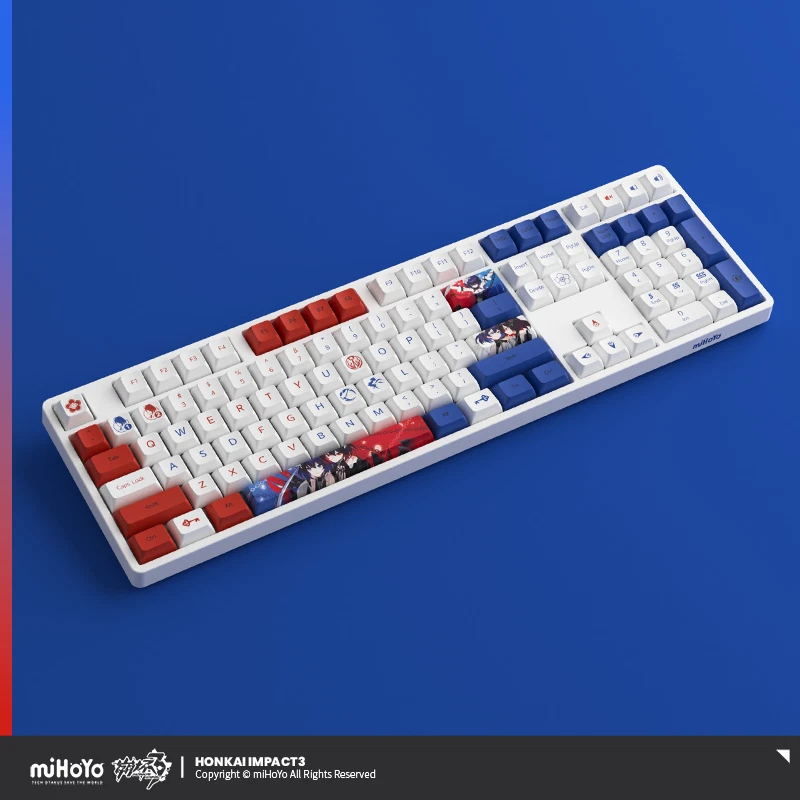 Honkai Impact 3 Seele Vollerei RGB Hot Swap Mechanical Keyboard CS Silver Axis - Image 2 of 4