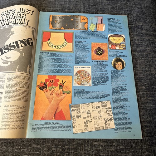 Jackie Magazine - 26 October 1974 Osmonds S Harley Gary Glitter Robert Palmer Ad - Picture 2 of 9