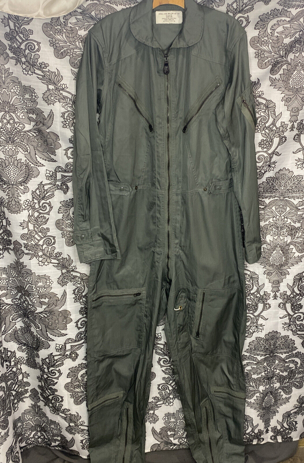 Vintage ‘67 USAF Mason & Hughes Coverall Flight Flying Suit K-2B M Long