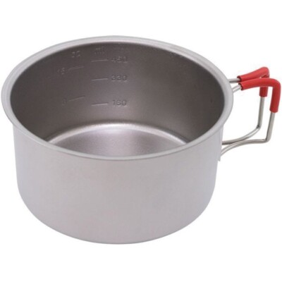 Evernew Titanium Cup 570ML - Lightweight and Durable Titanium Cup for Outdoor