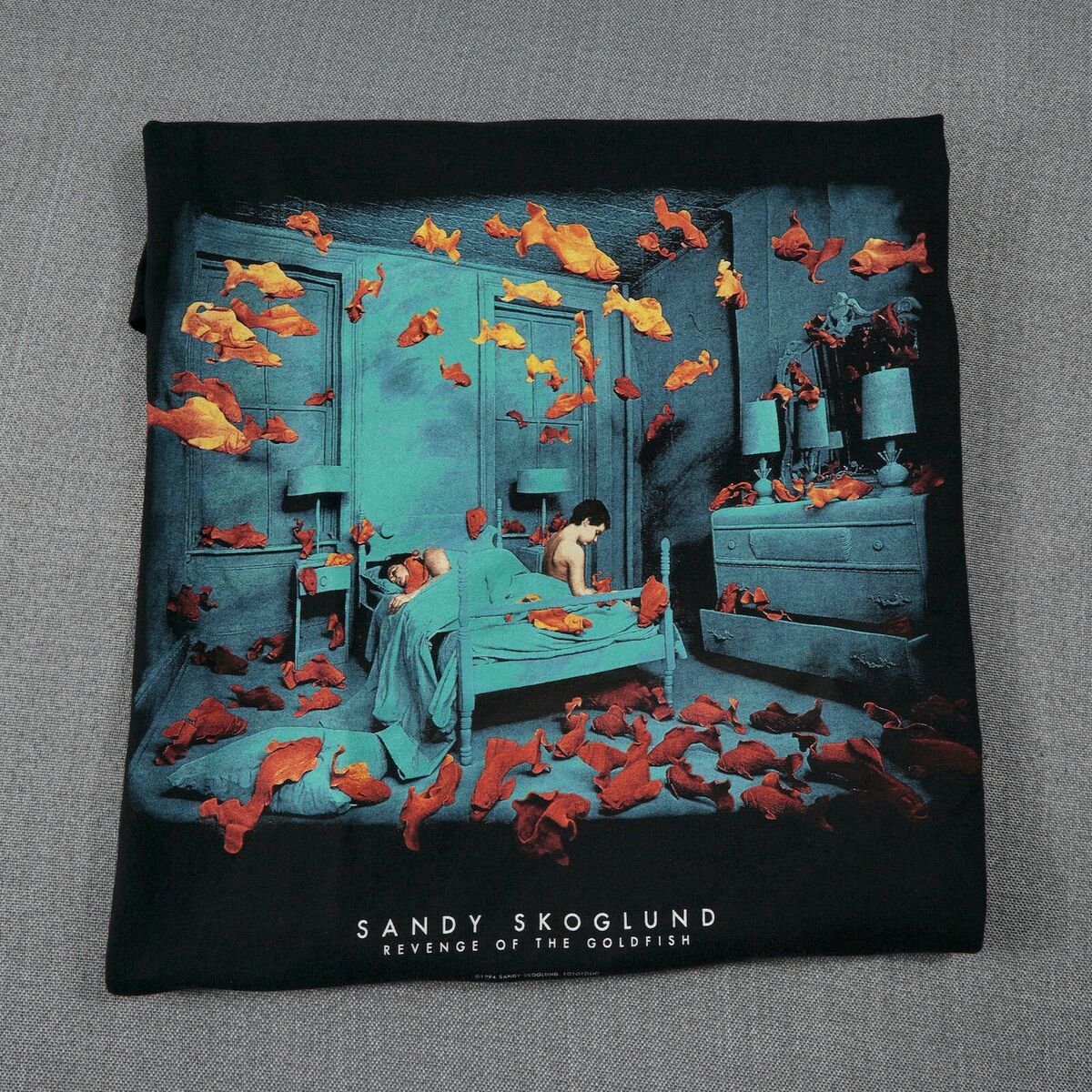 VINTAGE Sandy Skoglund Shirt Large Revenge of the Goldfish VINTAGE Sandy Skoglund Shirt Large Revenge of the Goldfish