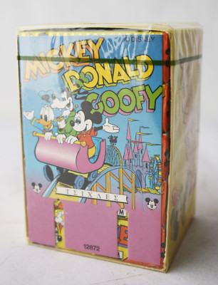 6X ULTRA RARE VINTAGE 80'S DISNEY MICKEY CHEWING GUM PACKS DANDY