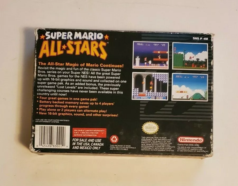 Play SNES Super Mario All-Stars + Super Mario World Improvement Online in  your browser 