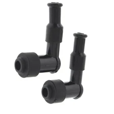 2×Spark Plug Boot Cap Cover Resistor LB05F 90 Degree ATV Motorcycle Snow