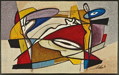 wash + dry - Tappeto Steady Composition 75x120, Colorato (x5D)