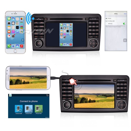 7" Mercedes Benz ML/GL Klasse X/W164 Android 5.1 Autoradio GPS WIFI DTV-IN 4511D - Bild 5 von 12