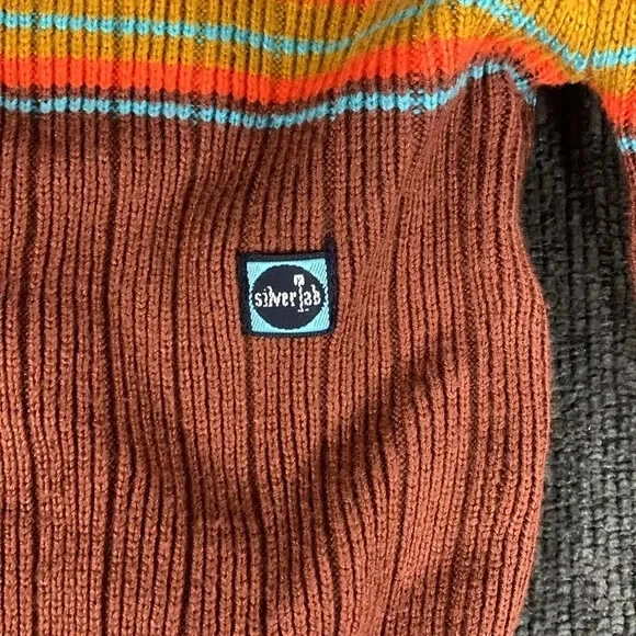 Suéter Corto Vintage Y2K Silvertab Rayas Talla M Foto 3 de 4