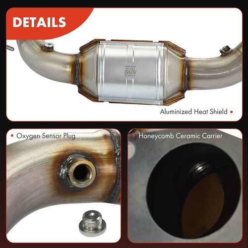 2x Left & Right Catalytic Converter for Chevy Express 2500 3500 GMC Savana 2500 - Picture 9 of 11