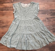 Knox rose women’s Sz S peasant boho dress cap sleeves baby doll dress w/ pockets
