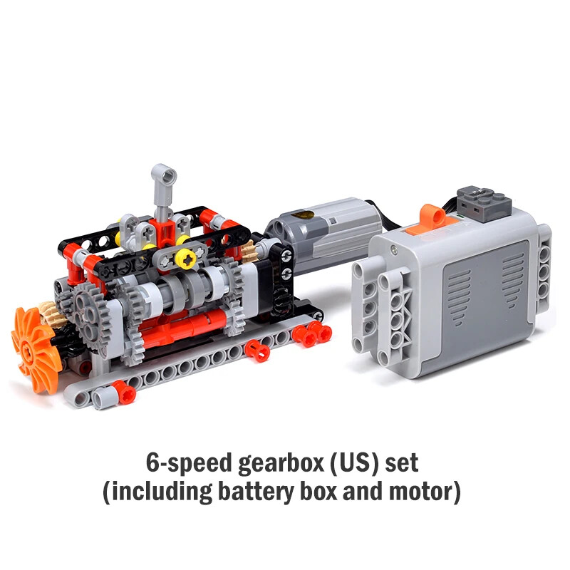 Power Function Speed Transmission Gearbox MOC Technical Building Blocks  LEGO