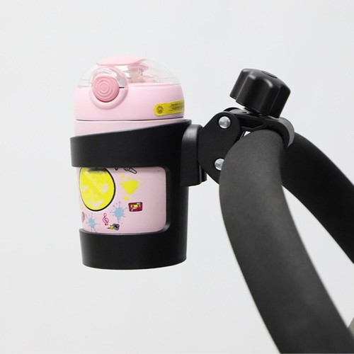 Baby Pram Bicycle Water Bottle Holder Anti-Slip Baby Stroller Cup Rack Travel - Picture 3 of 14