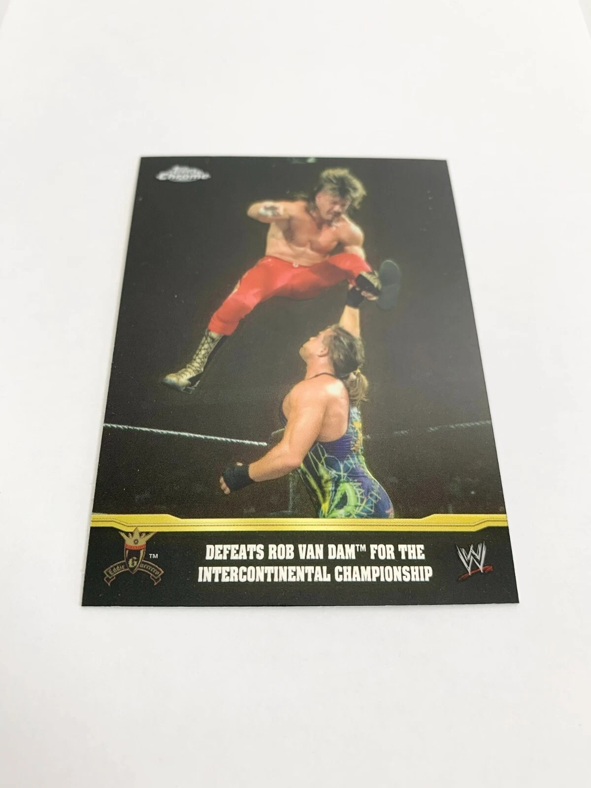 Eddie Guerrero Champion Spotlight 2014 Topps Chrome WWE Card # 2