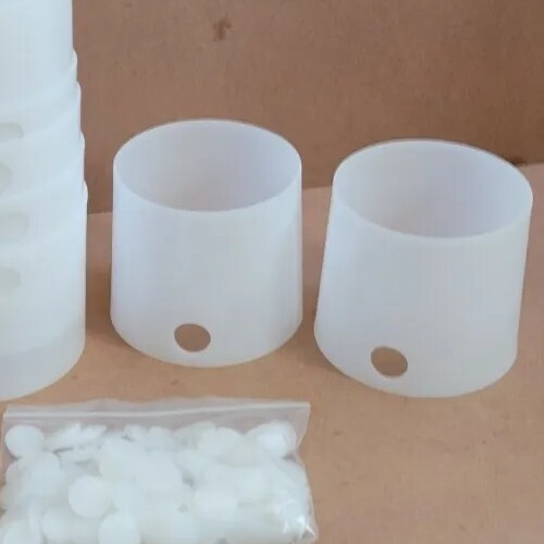 (SET OF 2) DUPONT Glove Ring Assembly Male Insert 99961000000002DL White - Picture 1 of 4