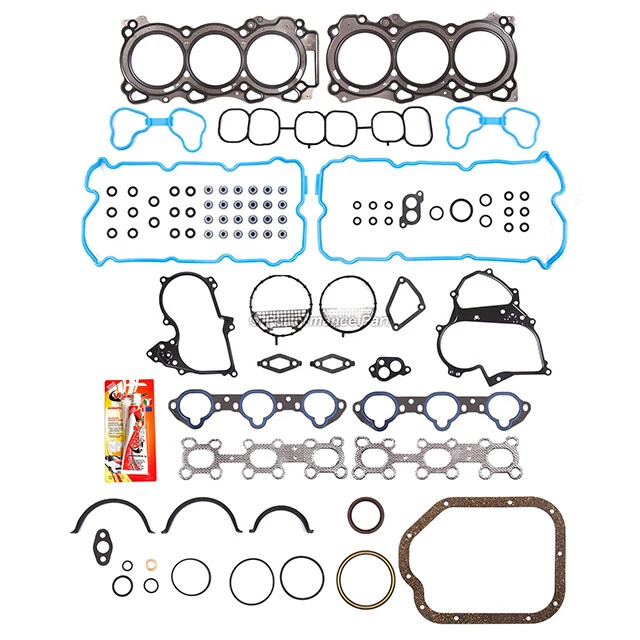 Juego completo de juntas para 09-12 Nissan Altima Máxima Murano Quest 3,5 L DOHC VQ35DE Foto 2 de 4