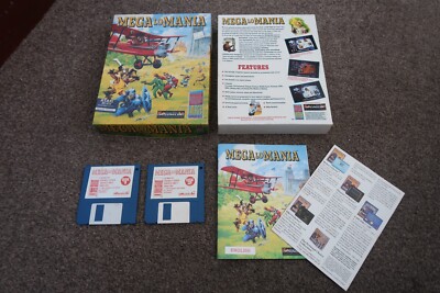 Mega Lo Mania von Image Works ~ Original verpackt Atari ST Spiel