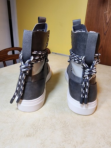 J75 Jump Stryders Men's Shoes High Top Sneaker Light Grey Mens Size 11 - New - - Picture 6 of 22