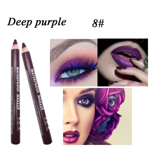 Pencil with Sharpener Eye Shadow&Liner Pen Highlighter Pigment Matte Waterproof - Picture 18 of 18