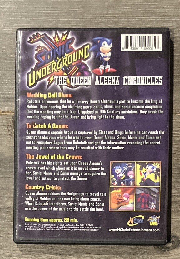 その他 Sonic Underground: Queen Aleena Chronicles [DVD] Amazon.com: Sonic Underground: Queen Aleena's Chronicles