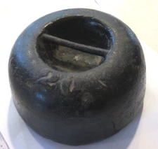 Vtg Cast Iron Tiedown Horse Tether 20 lb Weight