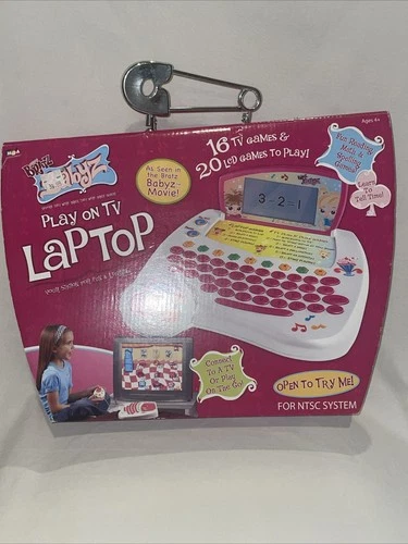 Bratz Babyz Play On TV Learning Laptop Sealed In Box Spelling Math MGA