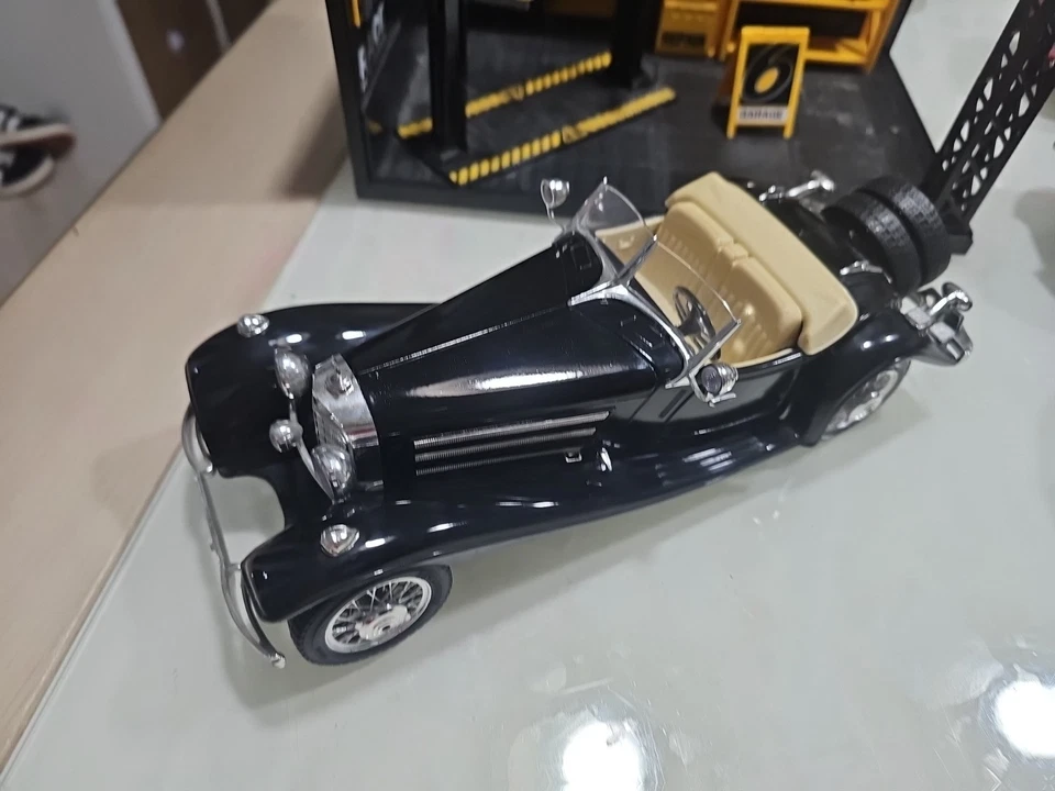 BURAGO Mercedes Benz 500 K Roadster (1936) Scala 1/20 Made In Italy - Immagine 2 di 4