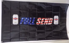 Full Send Style 2 Flag - 3 x 5 Feet, Man Cave, Garage, Vehicle ETC