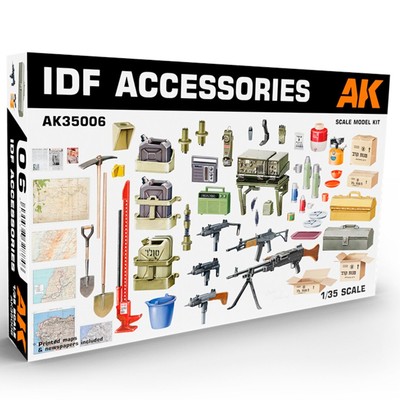 IDF Accessories 1:35 - Diorama & Modellbau Zubehör - AK Interactive 35006