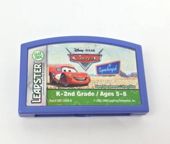 LOT of 4 LeapFrog Leapster Learning Game Cartridge Star Wars Diego Cars Pet Pals - Image 2 of 4