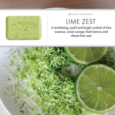 Pre de Provence Lime Zest Case 18 x 150 Gram French Soap Bath Shower