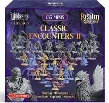 Classic Encounters II - 135 Iconic DND Miniatures Bulk Monsters Unpainted 28mm