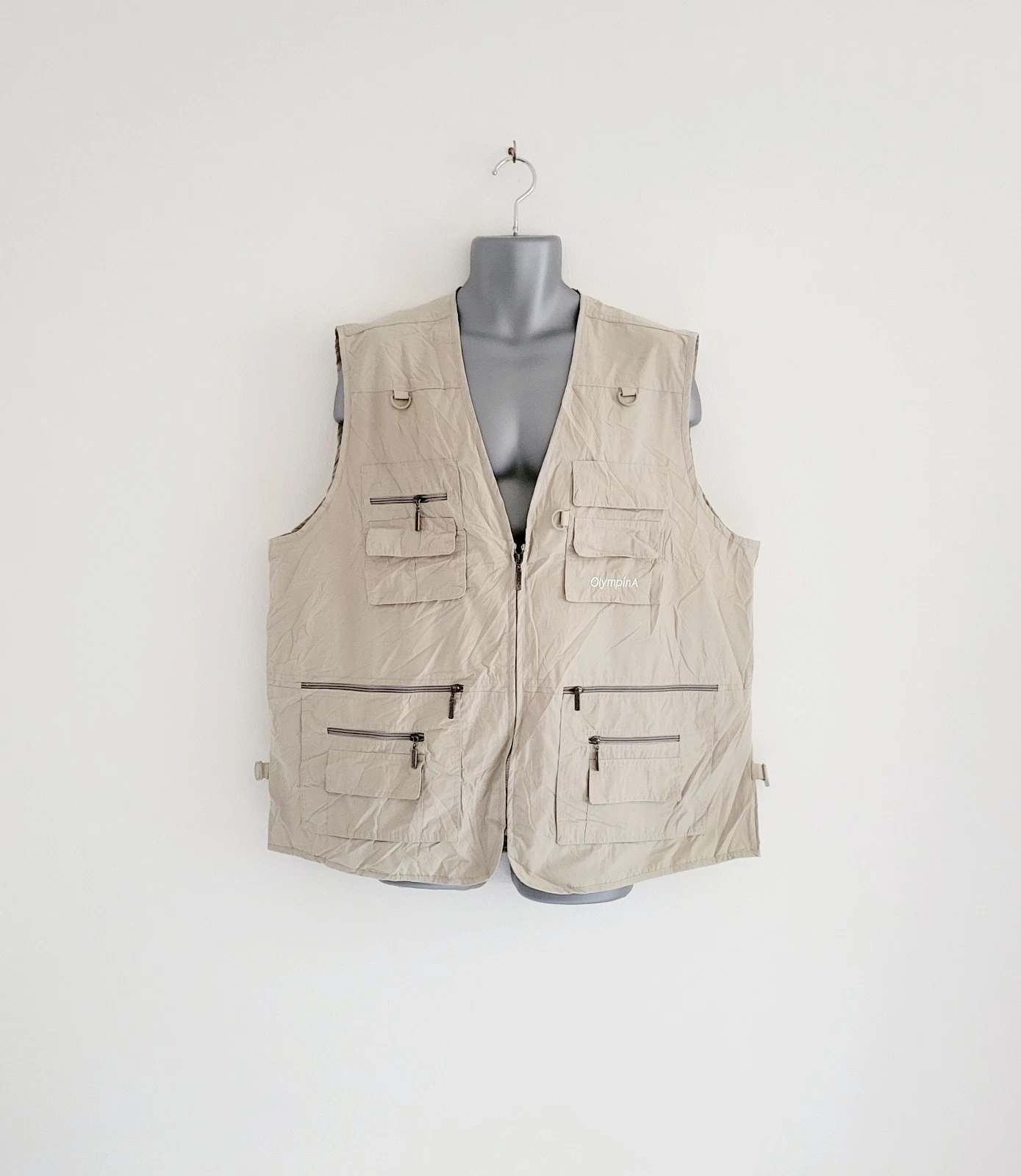 OlympinA Pro Photography Field Vest Fishing Sports Hunting Gilet Men's Size 3XL