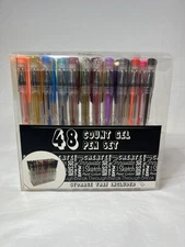 44 GEL PEN SET DRAW SKETCH CREATE ART DESIGN  Assorted Colors Teacher School