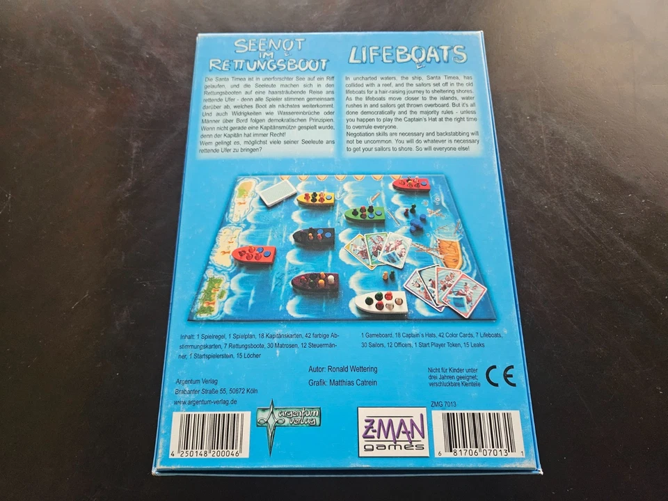 Lifeboats Board Game -Complete, VGC- Z-Man Games - Image 4 of 4