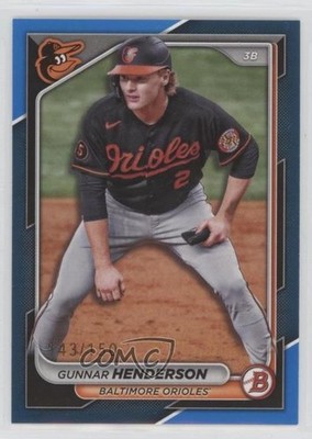 2024 Bowman Blue Border 143/150 Gunnar Henderson #49 o7m