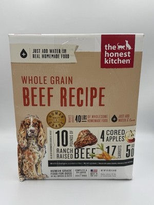 The Honest Kitchen Dehydrated Whole Grain Beef Dog Food All Breeds 10 lbs