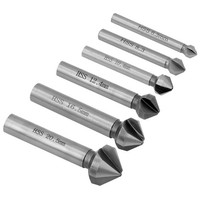 Kegelsenker 90° 6 StüCk HSS Stahl 6,3-20,5Mm FüR Holz Metall Kunststoff Bohrer