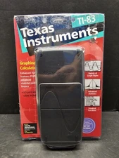 VINTAGE 1997 Texas Instruments TI-83 Graphing Calculator Complete Tested & Works