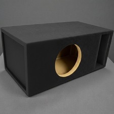 Custom Kerf-Ported Sub Box w/ Double MDF Face for 10 Subwoofer 1.8 ft 38Hz