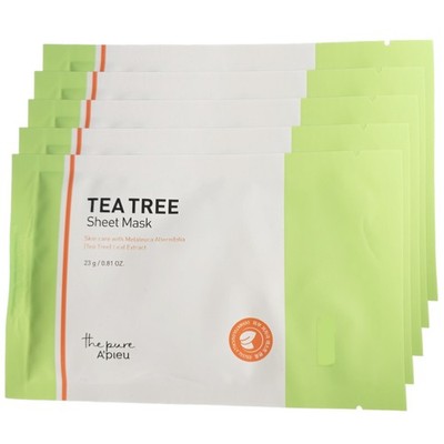 10 ct/A'PIEU The Pure Tea Tree Sheet Mask 23g/Trouble Calming/Centella