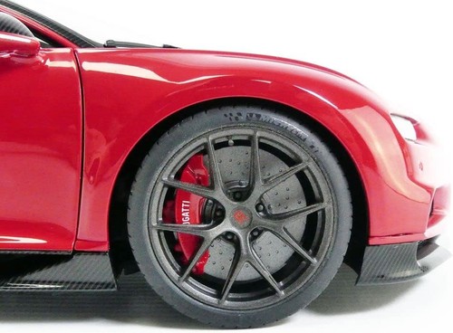 AUTOart 1/18 Bugatti Shillong Sport 2019 Red / Carbon Black 70996 - Picture 7 of 12