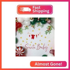 Gostman Santa Baby Decal - Christmas Themed Baby Shower Party Decor Decal,Santa