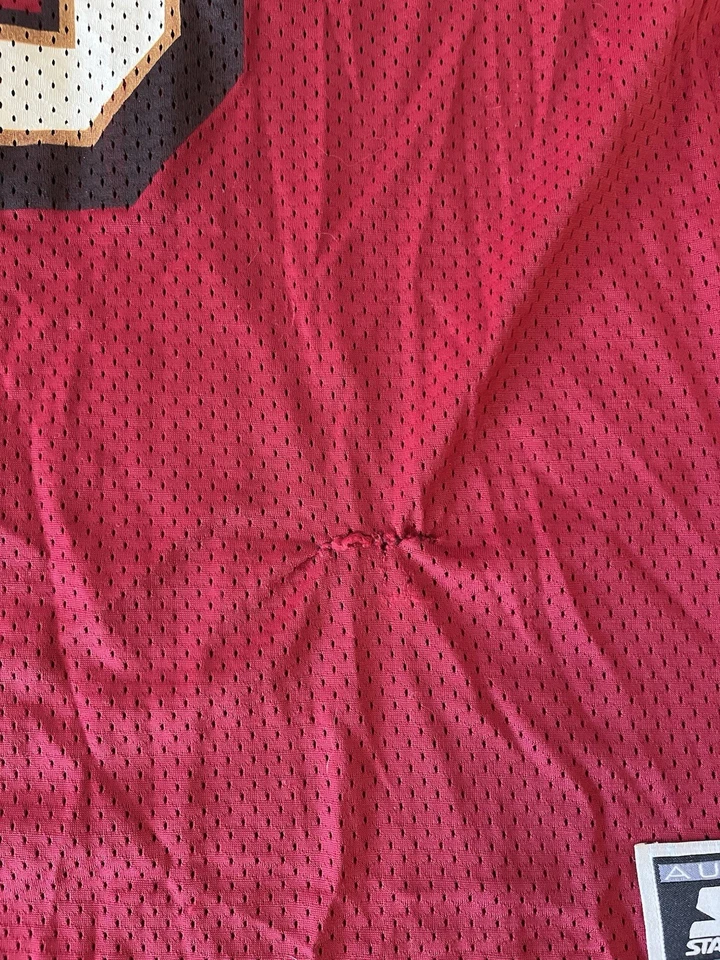 Camiseta de futebol vintage anos 90 NFL Starter San Francisco 49ers Steve Young #8 XXL - Imagem 3 de 4