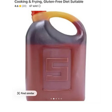 Pure Palm Oil 5L Gluten-Free Cooking Serving Oil Ideal for Frying Pantry