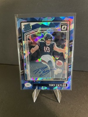 2024 Optic Tory Taylor Blue Cracked Ice Auto /15