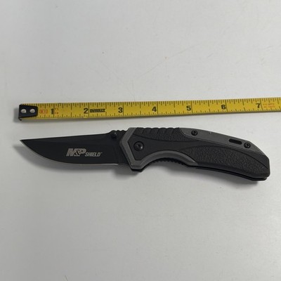 Smith & Wesson M&P 1085918 Shield Drop Point Folding Pocket knife Mint Condition